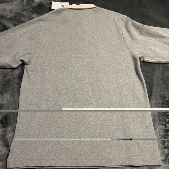 Medium Nike Sportswear Rugby Top Solo Swoosh Men's Long Sleeve DQ5221 -030 - Picture 9 of 9